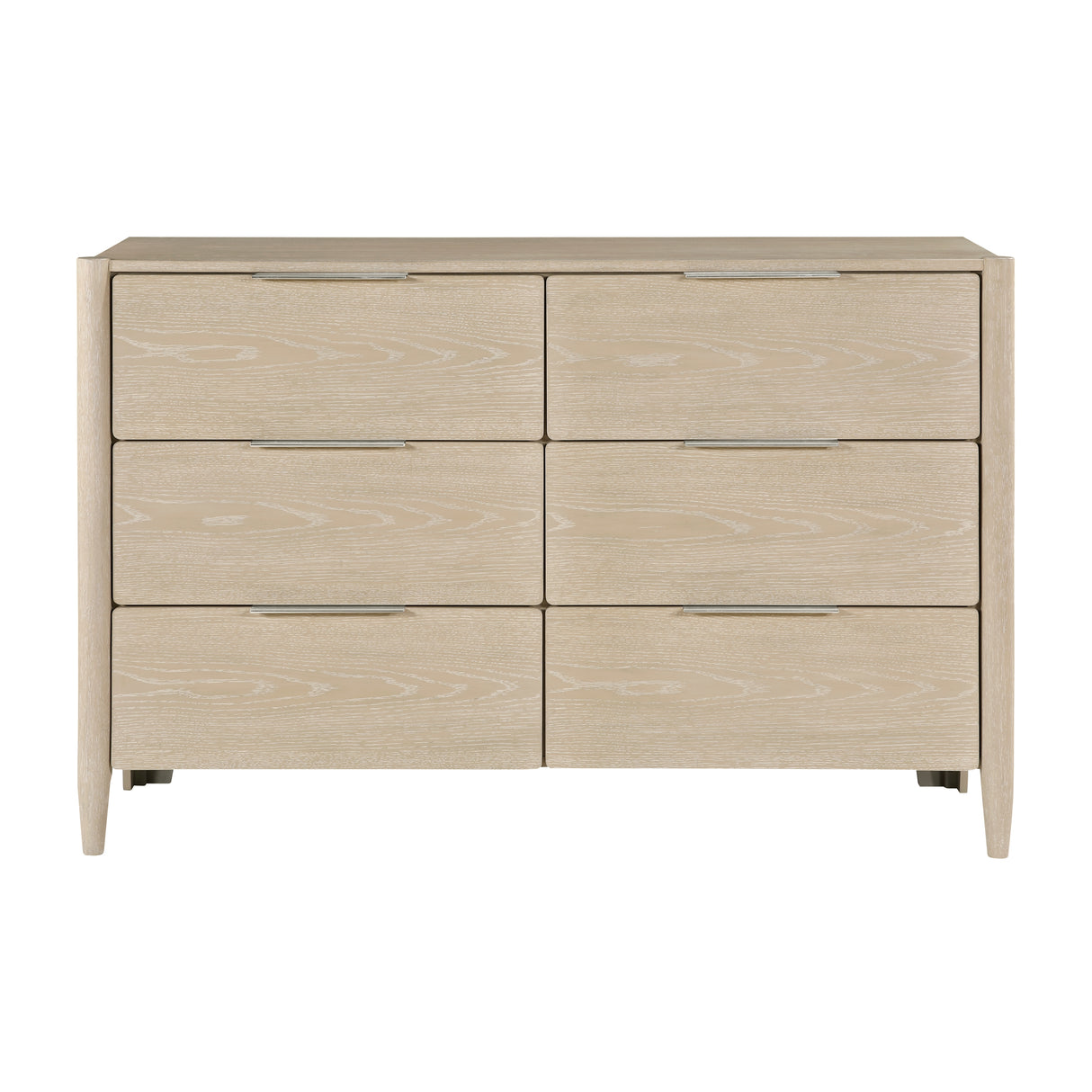 Matteo Light Oak 4-Piece Bedroom Set (Queen Bed, Nightstand, Dresser, Mirror) from Homelegance - Luna Furniture