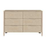 Matteo Light Oak 4-Piece Bedroom Set (Queen Bed, Nightstand, Dresser, Mirror) from Homelegance - Luna Furniture