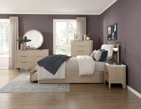 Matteo Light Oak Dresser from Homelegance - Luna Furniture