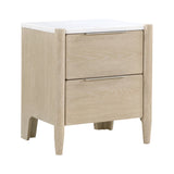 Matteo Light Oak Upholstered Storage Platform Bedroom Set from Homelegance - Luna Furniture