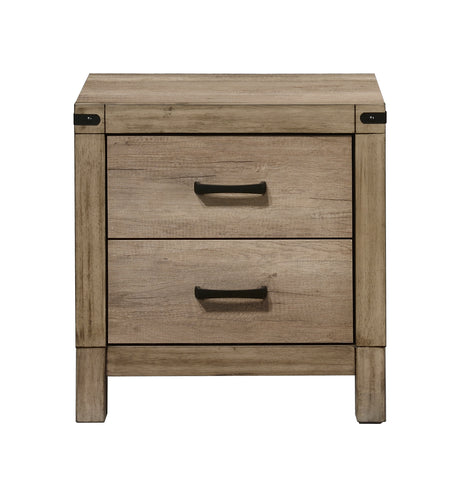 Matteo Melamine Nightstand from Crown Mark - Luna Furniture