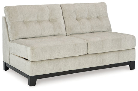 Maxon Place Stone Armless Loveseat from Ashley - Luna Furniture
