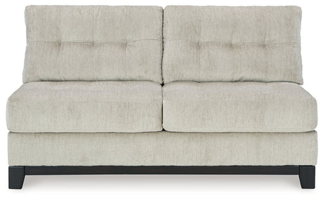 Maxon Place Stone Armless Loveseat from Ashley - Luna Furniture