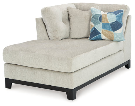 Maxon Place Stone Left-Arm Facing Corner Chaise from Ashley - Luna Furniture