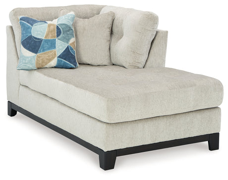 Maxon Place Stone Right-Arm Facing Corner Chaise from Ashley - Luna Furniture