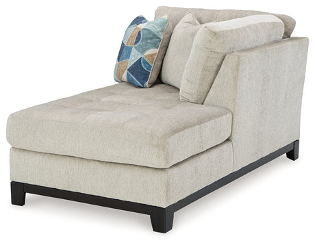 Maxon Place Stone Right-Arm Facing Corner Chaise from Ashley - Luna Furniture