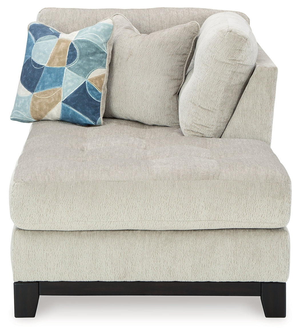 Maxon Place Stone Right-Arm Facing Corner Chaise from Ashley Furniture - Luna Furniture