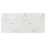 Mayer Gunmetal and White Faux Marble Rectangular Dining Table from Coaster - Luna Furniture