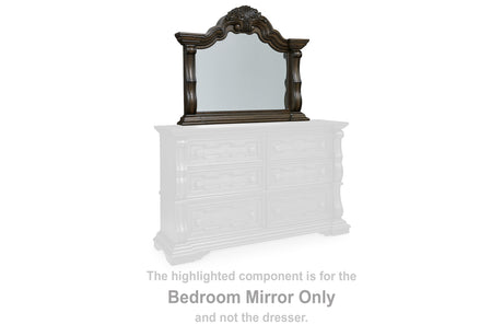 Maylee Dark Brown Bedroom Mirror (Mirror Only) from Ashley - Luna Furniture