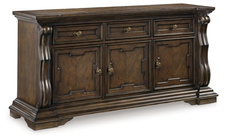 Maylee Dark Brown Dining Buffet from Ashley - Luna Furniture