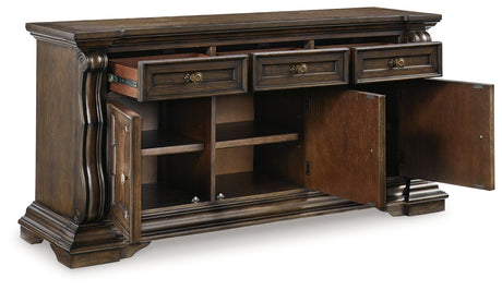 Maylee Dark Brown Dining Buffet from Ashley - Luna Furniture