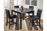 Maysville Black 5-Piece Counter Height Set from Ashley Furniture - Luna Furniture