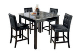 Maysville Black 5-Piece Counter Height Set from Ashley Furniture - Luna Furniture