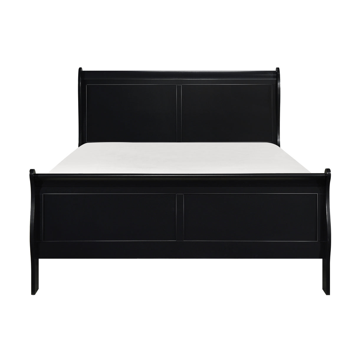 Mayville Black Full Sleigh Bed from Homelegance - Luna Furniture