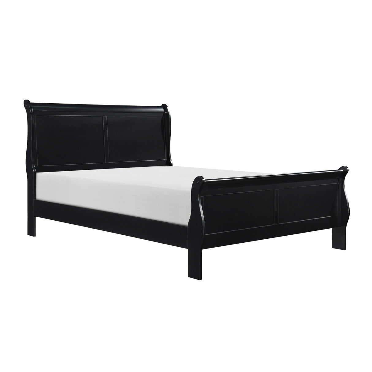 Mayville Black Full Sleigh Bed from Homelegance - Luna Furniture