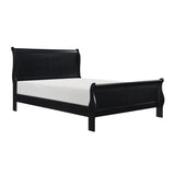 Mayville Black King Sleigh Bed from Homelegance - Luna Furniture