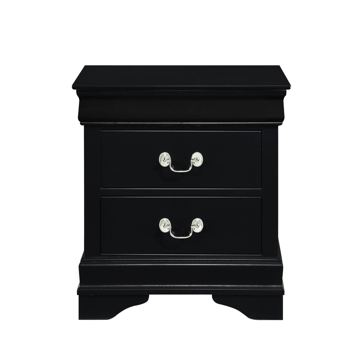 Mayville Black Nightstand from Homelegance - Luna Furniture