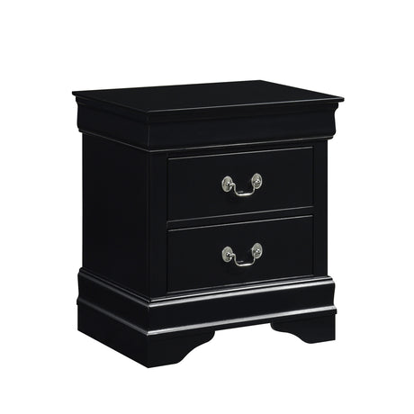 Mayville Black Sleigh Bedroom Set from Homelegance - Luna Furniture
