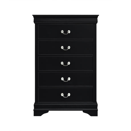 Mayville Black Sleigh Bedroom Set from Homelegance - Luna Furniture