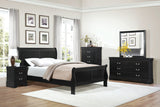 Mayville Black Sleigh Youth Bedroom Set from Homelegance - Luna Furniture