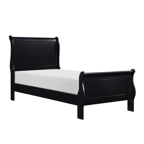 Mayville Black Sleigh Youth Bedroom Set from Homelegance - Luna Furniture