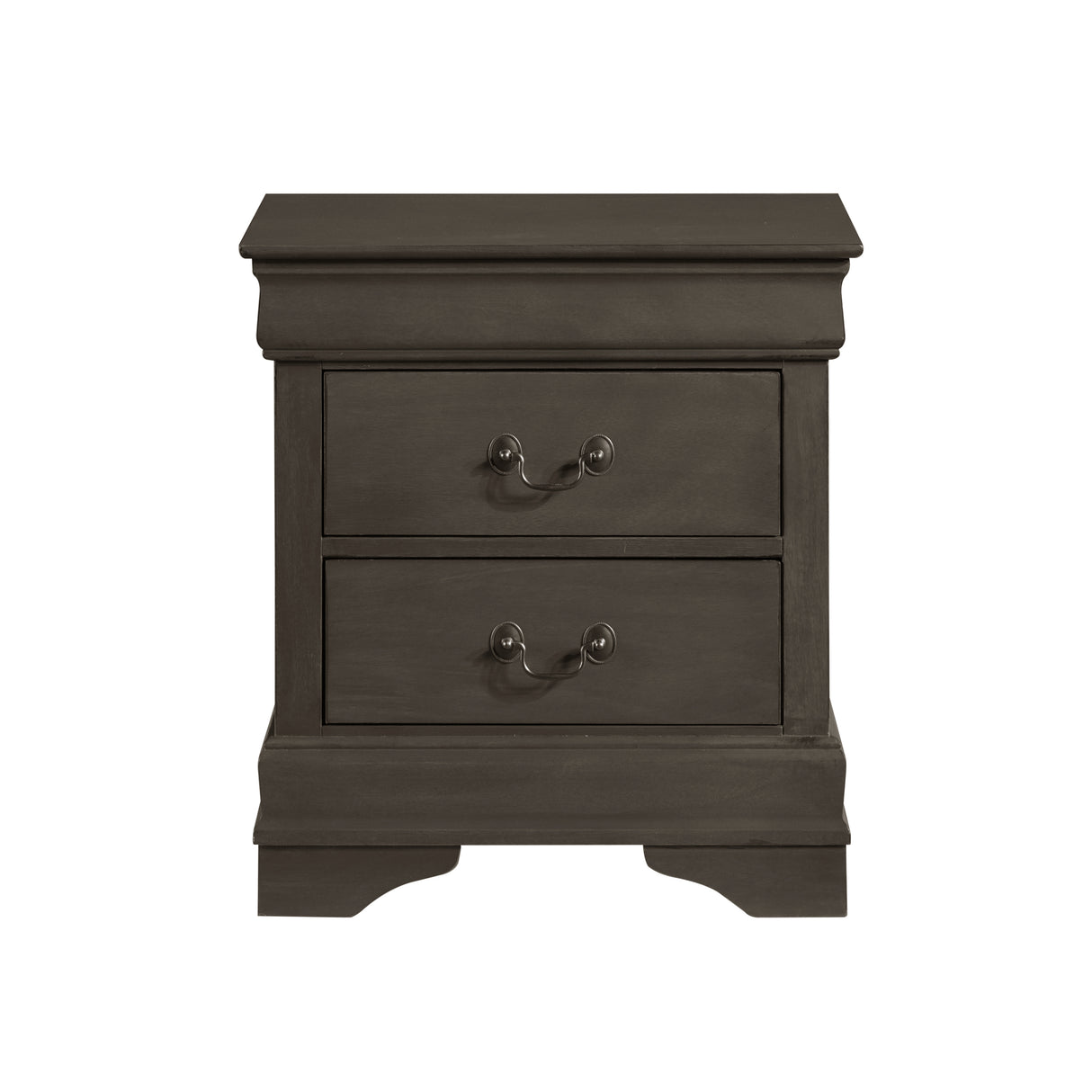 Mayville Stained Gray Nightstand from Homelegance - Luna Furniture