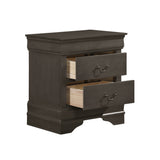 Mayville Stained Gray Nightstand from Homelegance - Luna Furniture