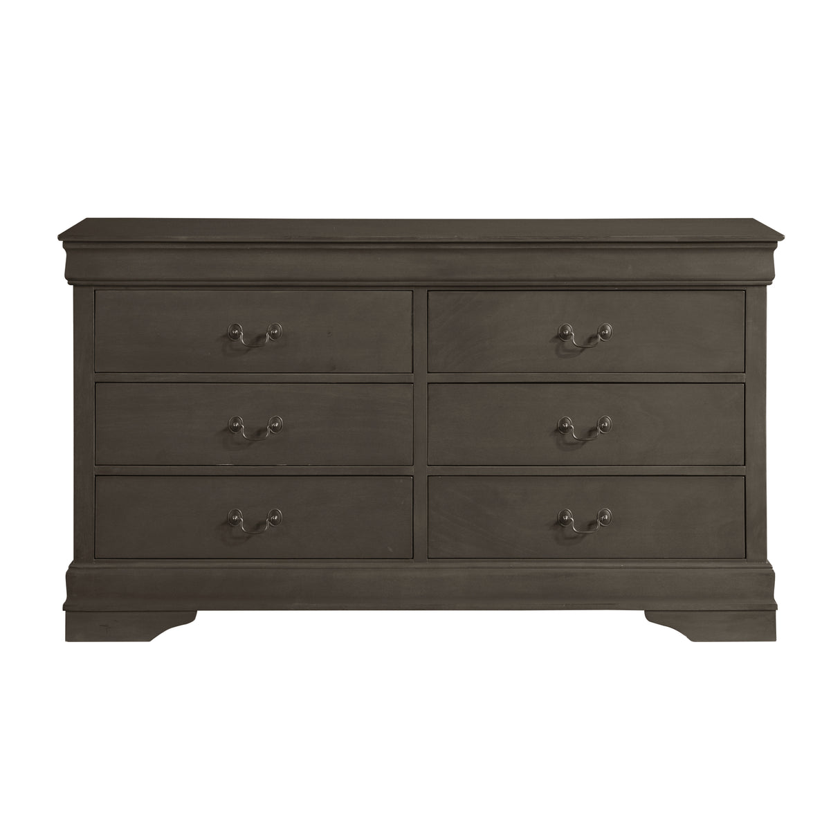 Mayville Stained Gray Sleigh Bedroom Set from Homelegance - Luna Furniture