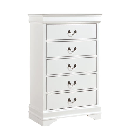 Mayville White Chest from Homelegance - Luna Furniture