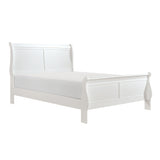 Mayville White King Sleigh Bed from Homelegance - Luna Furniture