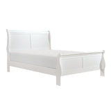 Mayville White Queen Sleigh Bed from Homelegance - Luna Furniture