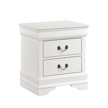 Mayville White Sleigh Bedroom Set from Homelegance - Luna Furniture