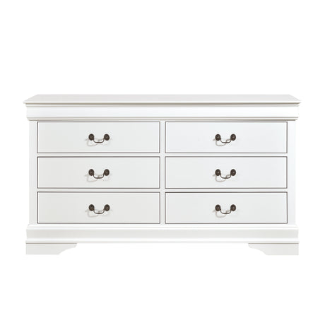 Mayville White Sleigh Bedroom Set from Homelegance - Luna Furniture