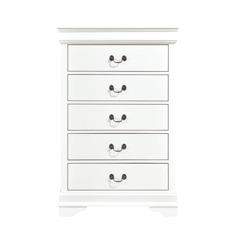 Mayville White Sleigh Bedroom Set from Homelegance - Luna Furniture