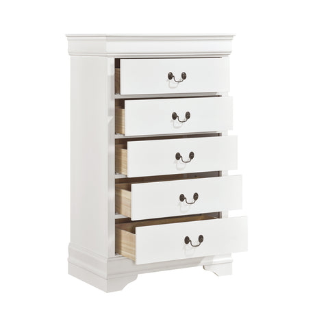 Mayville White Sleigh Bedroom Set from Homelegance - Luna Furniture