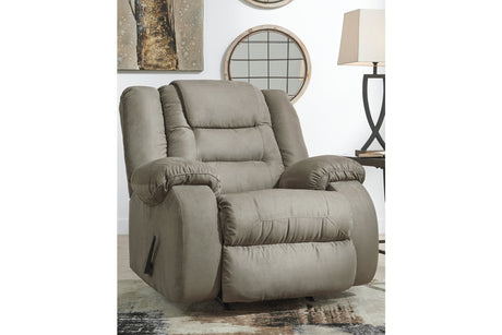 McCade Cobblestone Recliner from Ashley - Luna Furniture