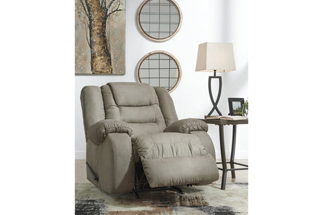 McCade Cobblestone Recliner from Ashley - Luna Furniture