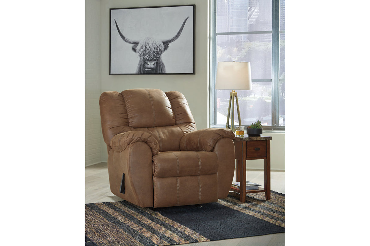 McGann Saddle Recliner from Ashley - Luna Furniture
