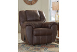 McGann Walnut Recliner from Ashley - Luna Furniture