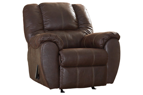 McGann Walnut Recliner from Ashley - Luna Furniture