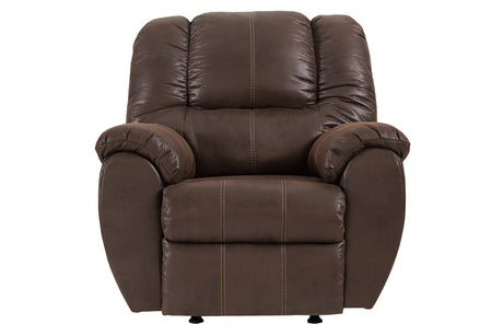 McGann Walnut Recliner from Ashley - Luna Furniture