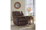 McGann Walnut Recliner from Ashley - Luna Furniture