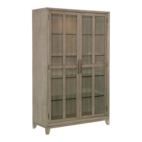 McKewen Gray Curio from Homelegance - Luna Furniture