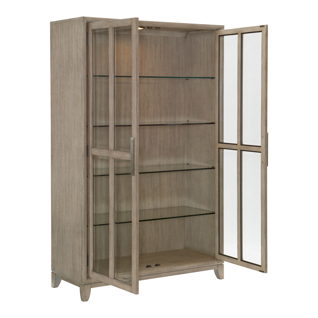 McKewen Gray LED Curio from Homelegance - Luna Furniture