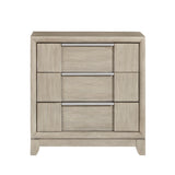 McKewen Light Gray Nightstand from Homelegance - Luna Furniture