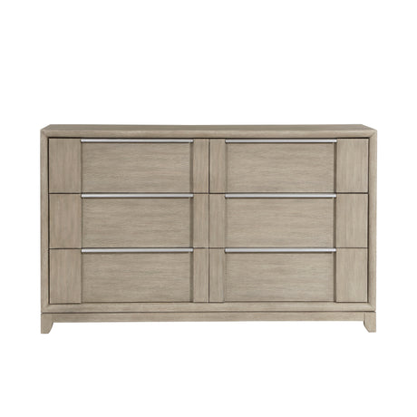 McKewen Light Gray Dresser from Homelegance - Luna Furniture