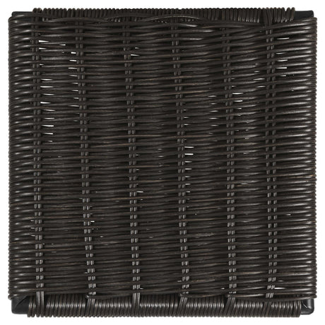 McKinley Brown and Sandy Black Upholstered Counter Height Stools with Footrest, Set of 2 from Coaster - Luna Furniture