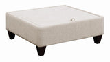 Mcloughlin Platinum Upholstered Sectional from Coaster - Luna Furniture