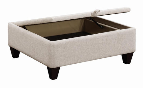 Mcloughlin Platinum Upholstered Sectional from Coaster - Luna Furniture