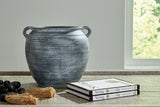 Meadie Distressed Blue Vase from Ashley - Luna Furniture